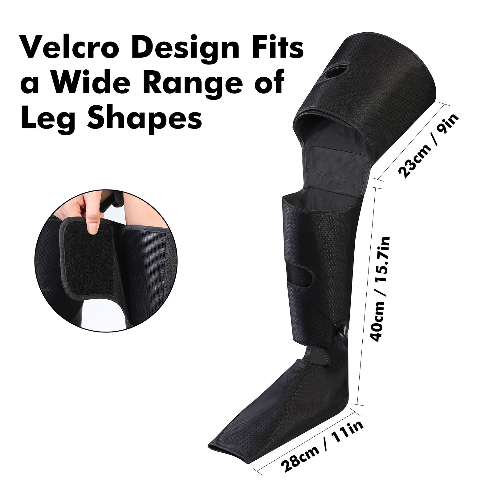 Air Compression Calf Massage and Thigh Massage, Handheld Controller 3 Intensities 3 Modes (with 4 Extensions and Portable Bag), Gift