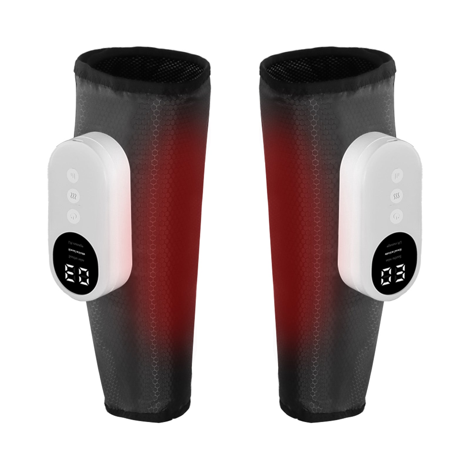 Calf Air Compression Massager with Heat, Relieve Fatigue (Calf Within 22.5 inches)